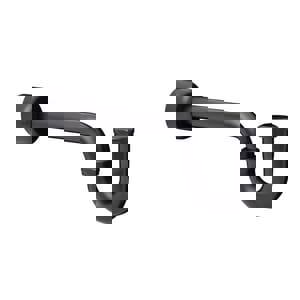 1-1/4 in. Brass P-Trap in Matte Black